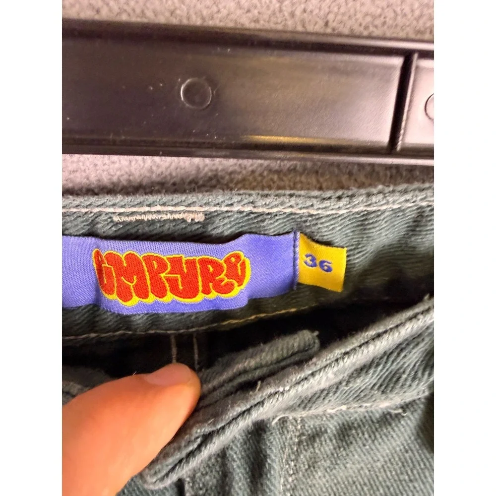Empyre Mens Pants Size 36 Relax‎ Jeans Skater Baggy Y2K 90s Grunge Double Knee